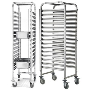 CARR.INOX 15 TEGLIE GN 53x32  - 1019001 | Novalberghiera