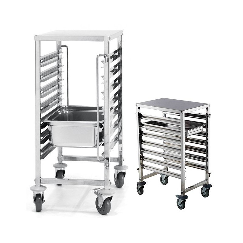 CARR.INOX  7 TEGLIE GN 53x32  - 1019002 | Novalberghiera