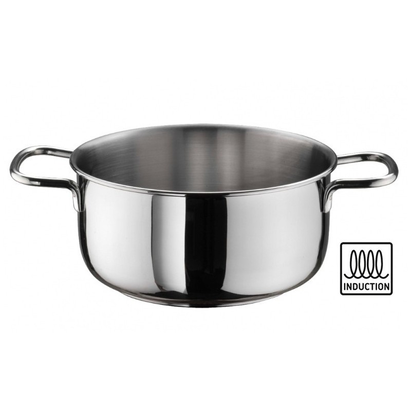 PRIMA CASS.2M. INOX cm 28  - 1056028 | Novalberghiera