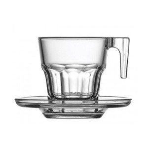 TAZZA CAFFE CASABLANCA CON PIATTINO  - 1260000 | Novalberghiera