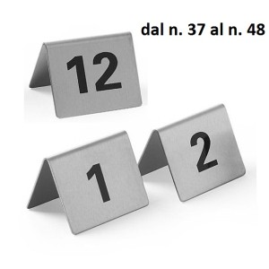 SET SEGNATAVOLI INOX 37÷48  - 1261037 | Novalberghiera