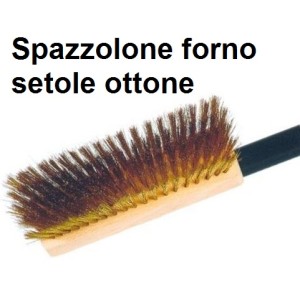 SPAZZOLA FORNO SETOLE OTTONE  - 1315000 | Novalberghiera