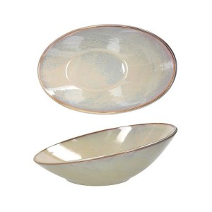 JAP BROWN OVALE FONDO cm 25  - 1349325 | Novalberghiera