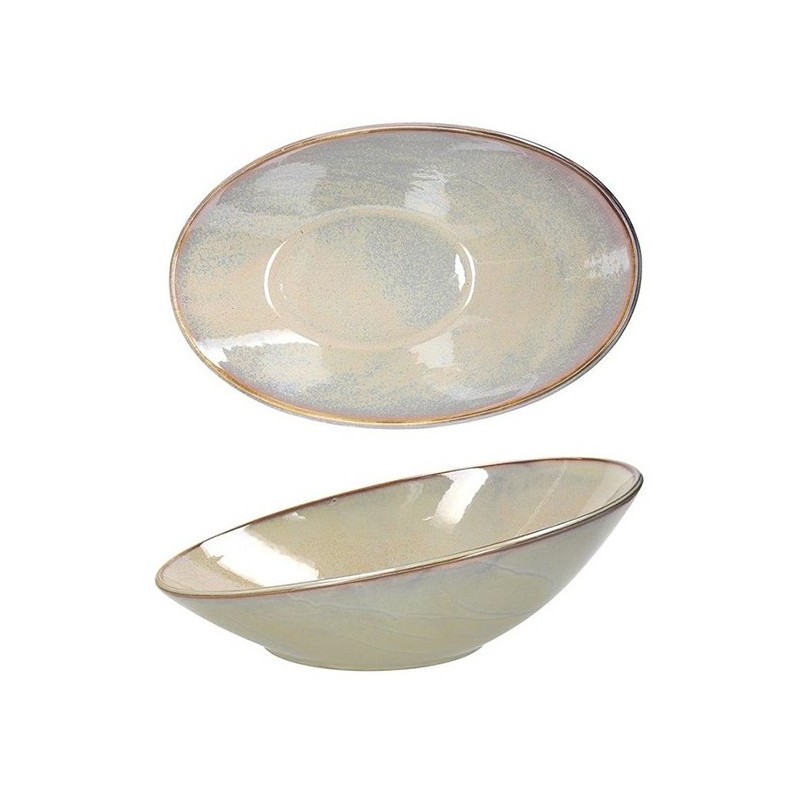 JAP BROWN OVALE FONDO cm 25  - 1349325 | Novalberghiera