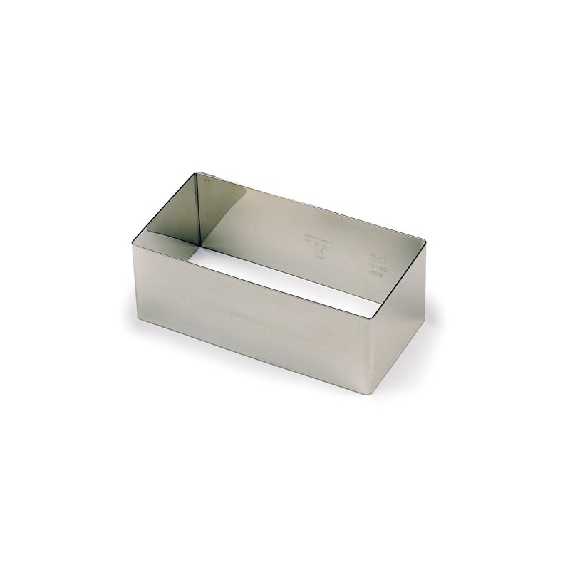 FASCIA INOX  RETT.cm8x3x3h  - 1601008 | Novalberghiera