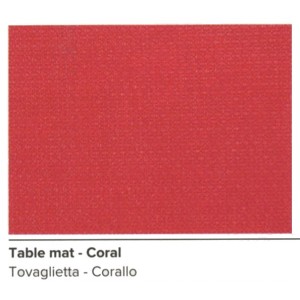 N.6 TOVAGLIETTE 42x33 CORALLO  - 17008 | Novalberghiera