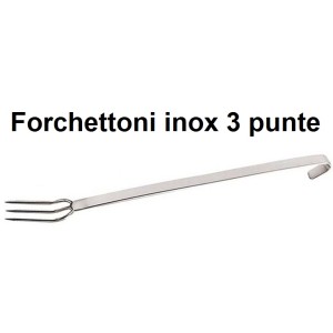 FORCHETTONI INOX 3 PUNTE  - 1981999 | Novalberghiera