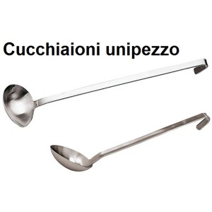 CUCCHIAIONI UNIPEZZO  INOX  - 1984999 | Novalberghiera