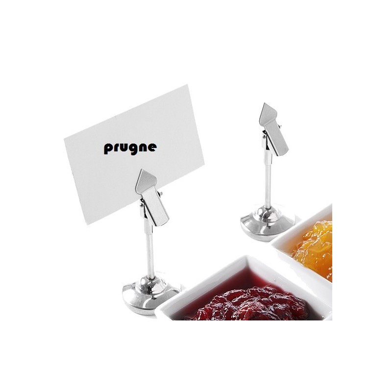 SET 2 PORTA BIGLIETTINI INOX  - 2501004 | Novalberghiera