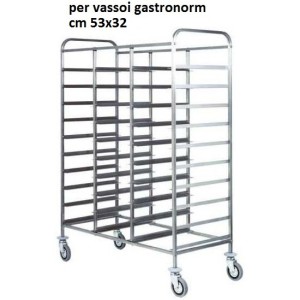 CARRELLO 36 VASSOI GN1/1-116x60  - 2542036 | Novalberghiera