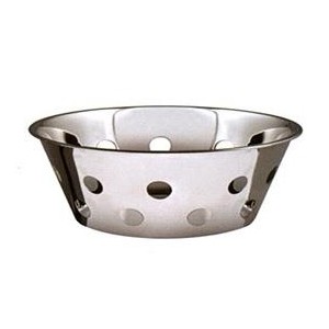 CESTO PANE INOX FORATO cm20x6  - 4473021 | Novalberghiera