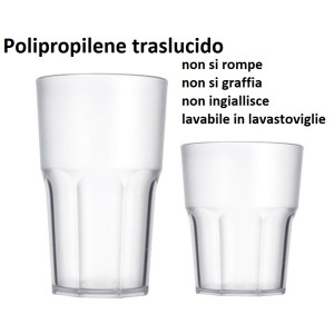 BICCHIERI POLIPROPILENE  - 4609999 | Novalberghiera