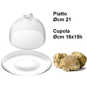 PIATTO E CUPOLA cm 21x16,5h  - 4919000 | Novalberghiera