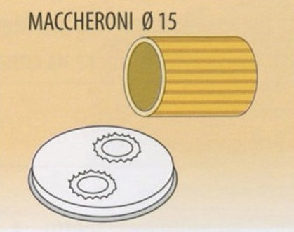 TRAFILA MACCHERONI Ø15x2,5-4|Novalberghiera
