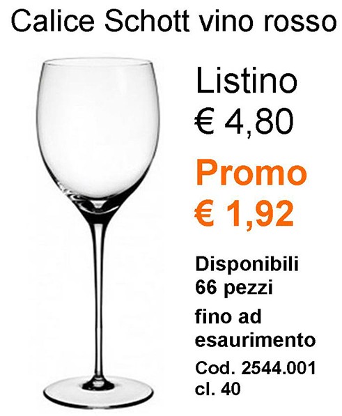 CALICE VINO ROSSO cl 40|Novalberghiera