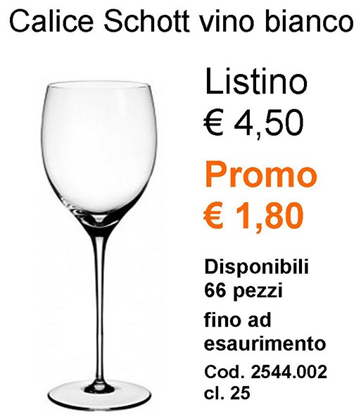 CALICE VINO BIANCO cl 25|Novalberghiera