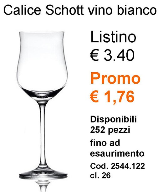 CALICE VINO BIANCO cl 26|Novalberghiera
