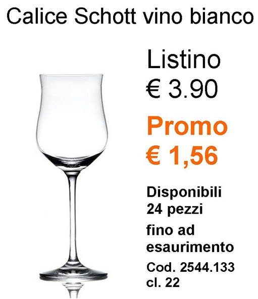 CALICE VINO BIANCO cl 20|Novalberghiera