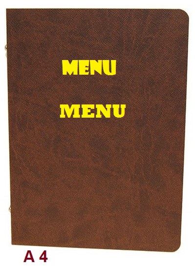 MENU A4 SAFF.MARRONE|Novalberghiera
