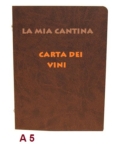 MENU A5 SAFF/MARRONE|Novalberghiera