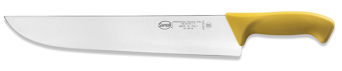 Sanelli A.- coltello francese lama da 18, 20, 22, 24, 26 manico rosso