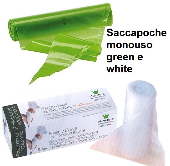 SACCAPOCHE GREEN-WHITE - 2787999