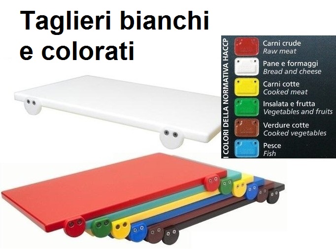 TAGLIERE BIANCHI E COLORE