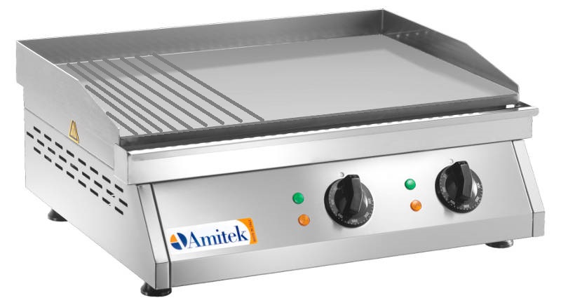 FRY TOP ELETT.LISCIO/RIG.60x50|Novalberghiera