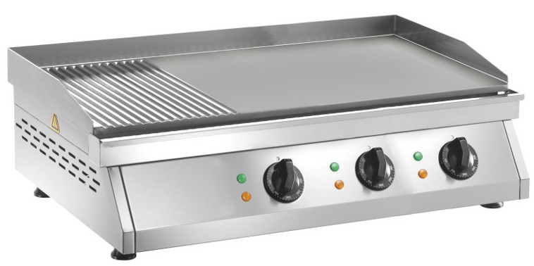 FRY TOP ELETT.LISCIO/RIG.84x50|Novalberghiera