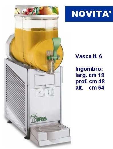 GRANITORE 1 VASCA DA 6 Lt.|Novalberghiera