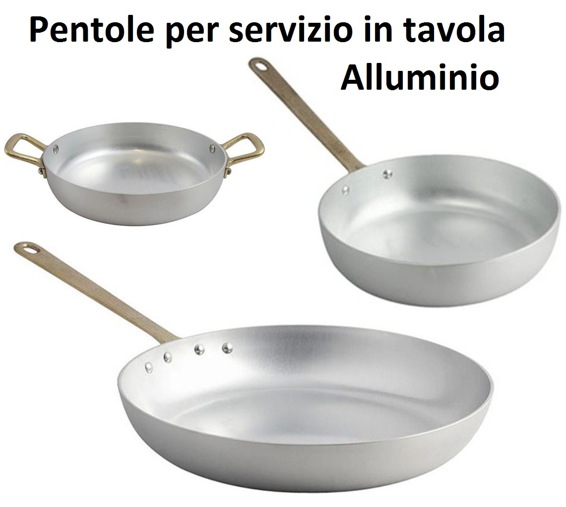 Padelle e Pentole in Alluminio professionali