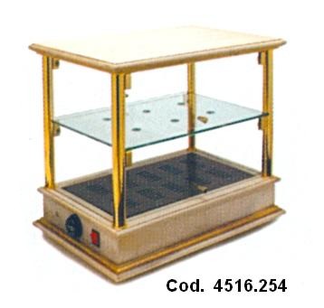 VETRINA 2P/caldi AA 54x35x45h-VR542AA|Novalberghiera