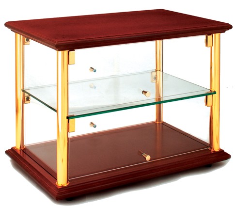 VETRINA EX 2P/oro 54x35 -VN542OL|Novalberghiera
