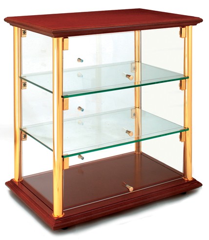 VETRINA EX 3P/oro 54x35 -VN543OL|Novalberghiera