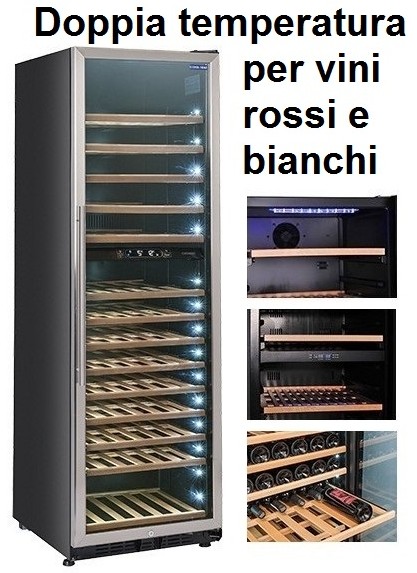 VETRINA VINI 2TEMP.CW510DT|Novalberghiera