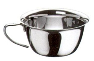 TAZZA INOX C/M cm 11x6h|Novalberghiera