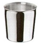 BICCHIERE INOX cm 7,5x7h|Novalberghiera