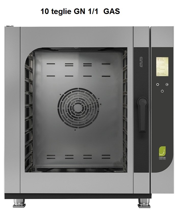 FORNO GAS CONV/VAP.10T.Kw.19,5|Novalberghiera