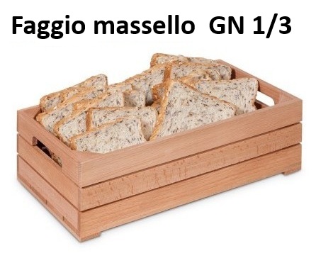 Cassetta in legno di faggio naturale – Spinelli Cibus srls