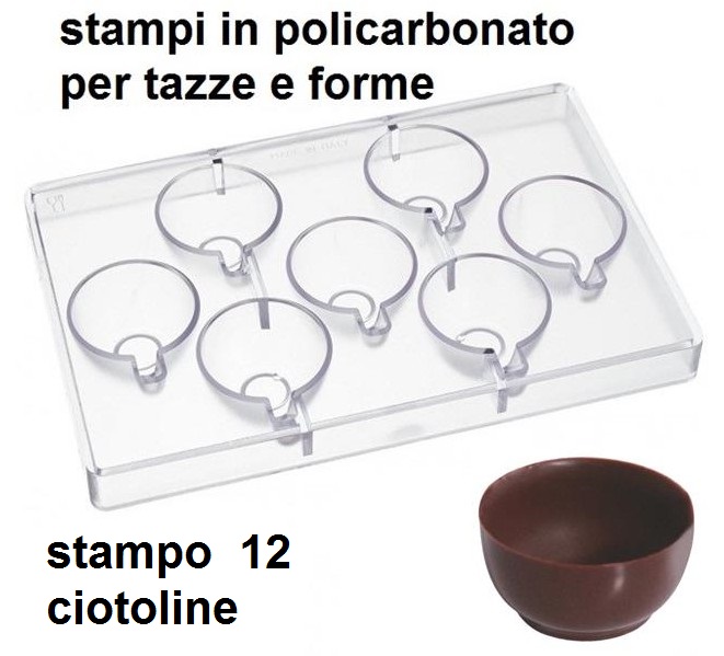 Stampi silicone e policarbonato