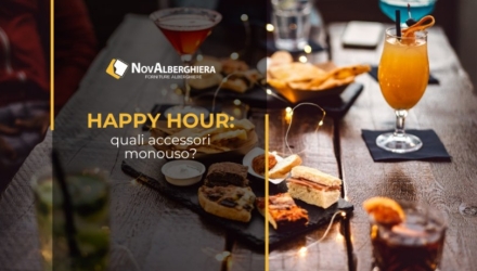 Tutto per l’happy hour: usa e getta (piatti e posate usa e getta)