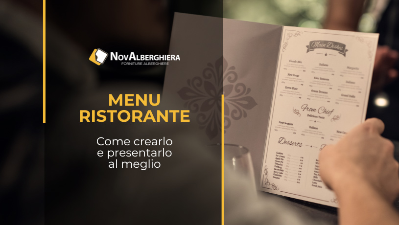 menu ristorante